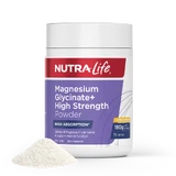 Nutra-Life Magnesium Glycinate+ High Strength Powder 180g Citrus Flavour
