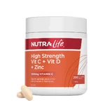 Nutra-Life High Strength Vit C + Vit D + Zinc 200 tabs