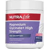 Nutra-Life Magnesium Glycinate+ High Strength Powder 300g Natural Berry Flavour